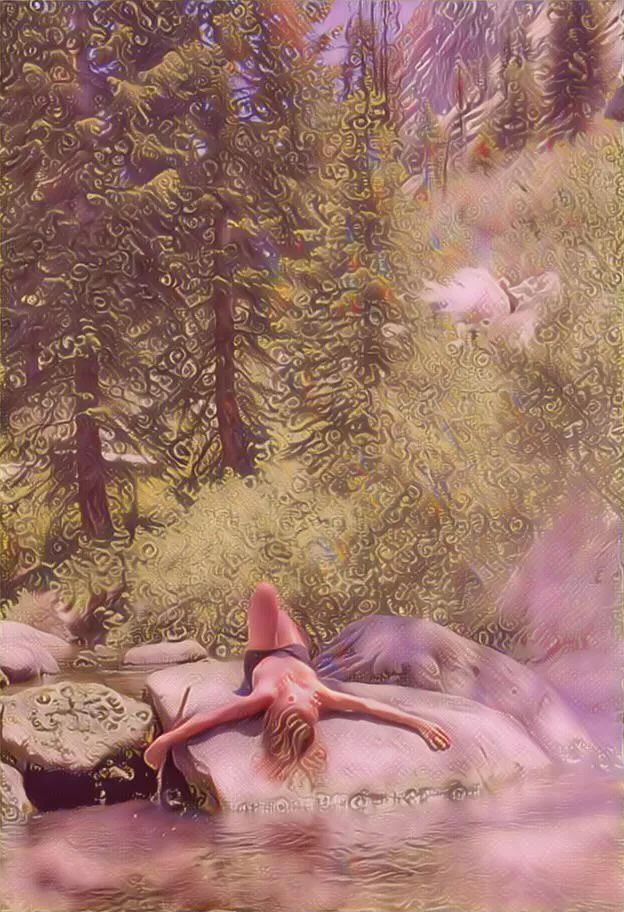 getting wet in yosemite