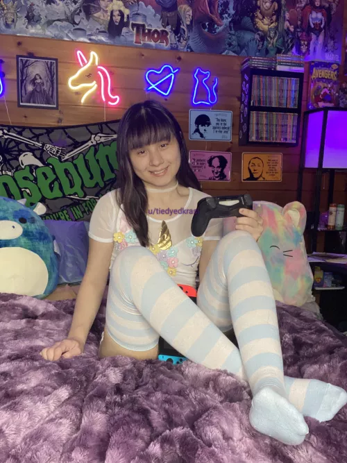 gotta keep my feet and legs warm as we game