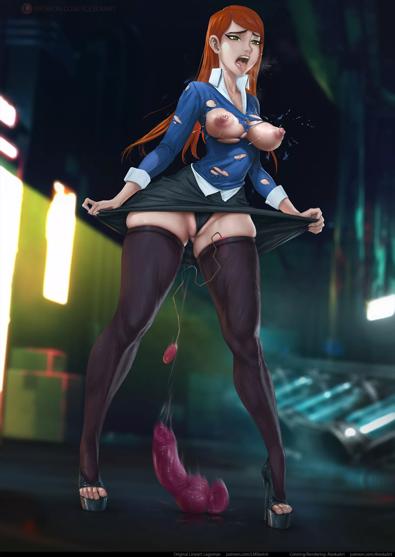 Gwen Tennyson (AleskaArt, Legoman) [Ben 10]