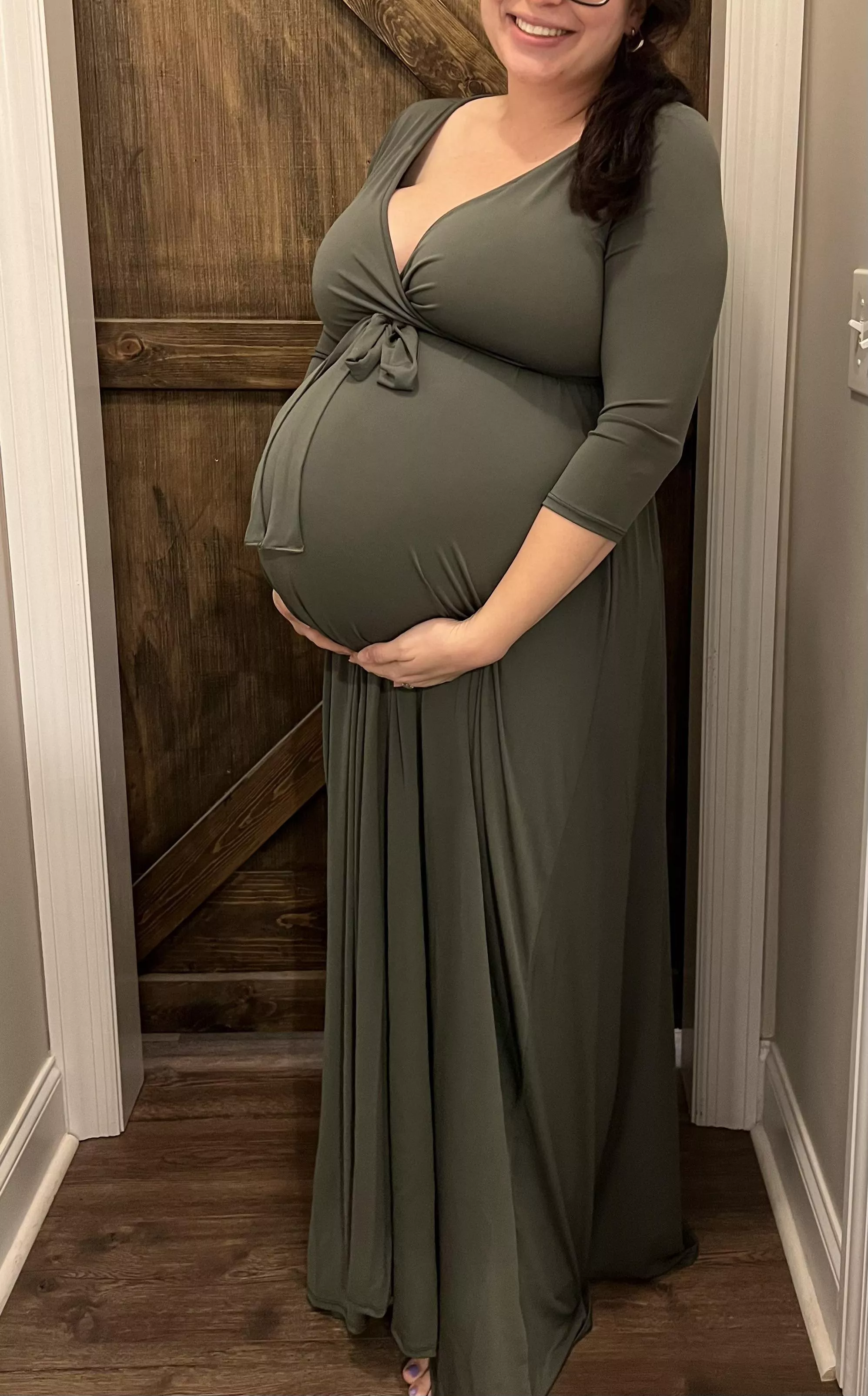 I don’t think I could fit a bra into this dress.