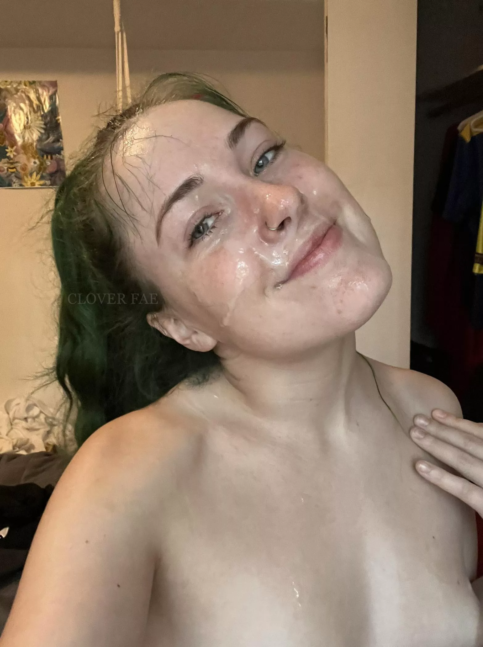 I hear you prefer when I’m covered in cum