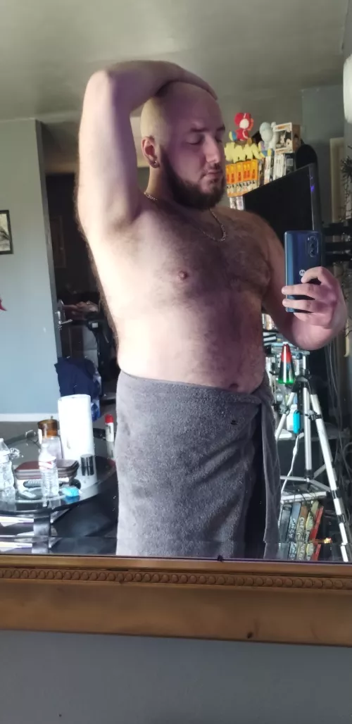 Interested in finding out what's under this towel?