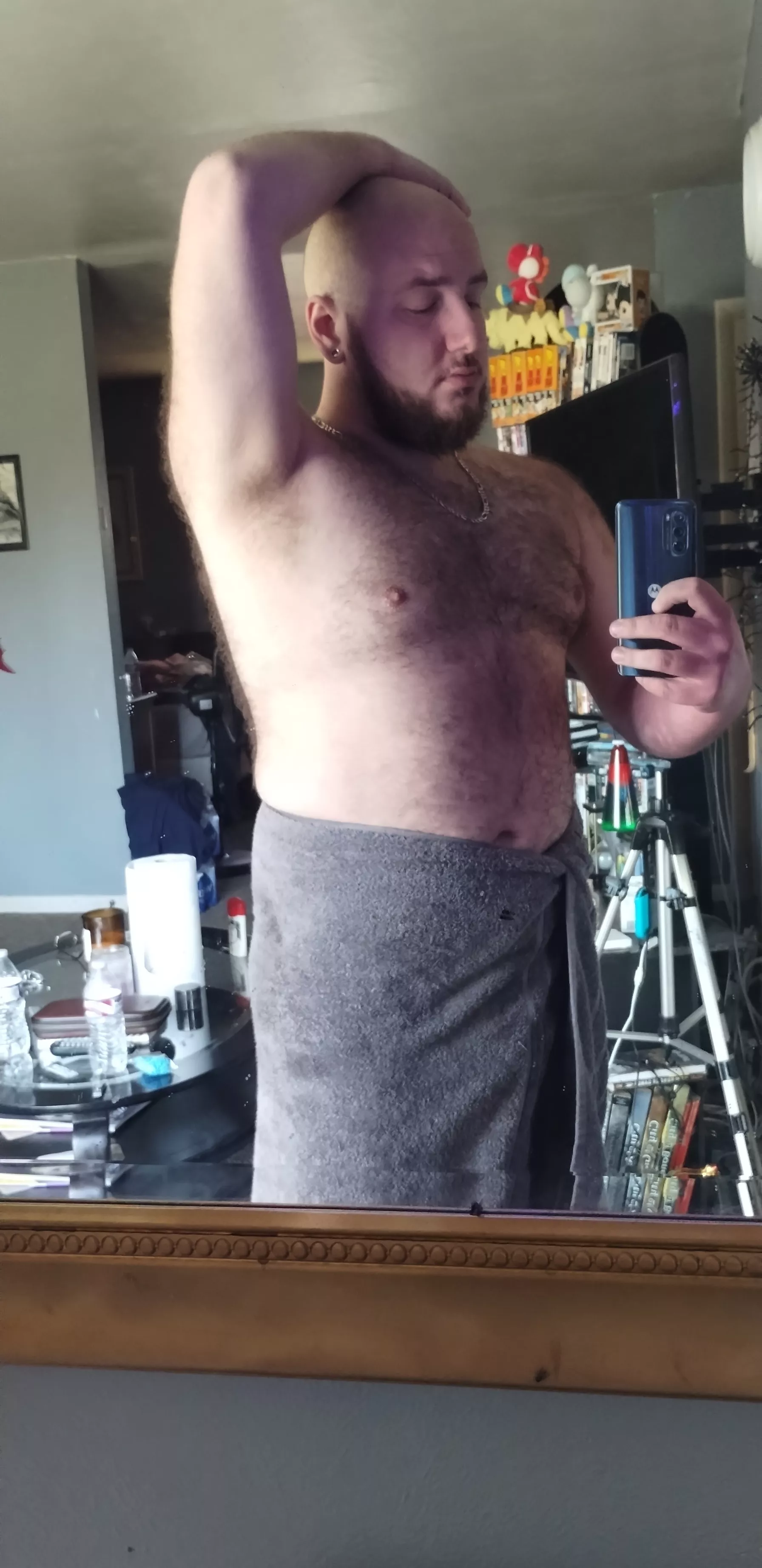 Interested in finding out what's under this towel?