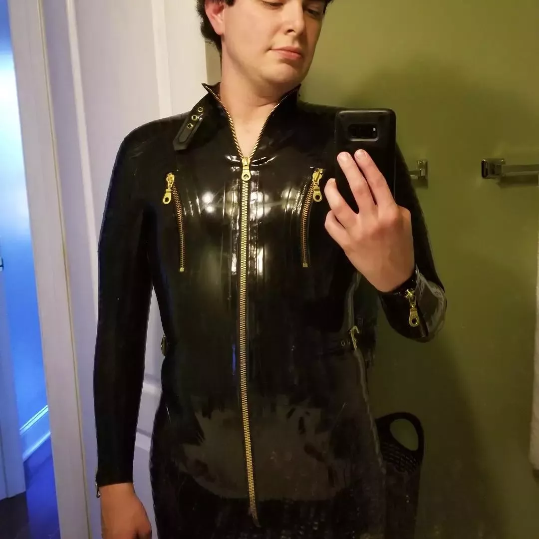 It didn't fit well...but I felt great in my first catsuit.