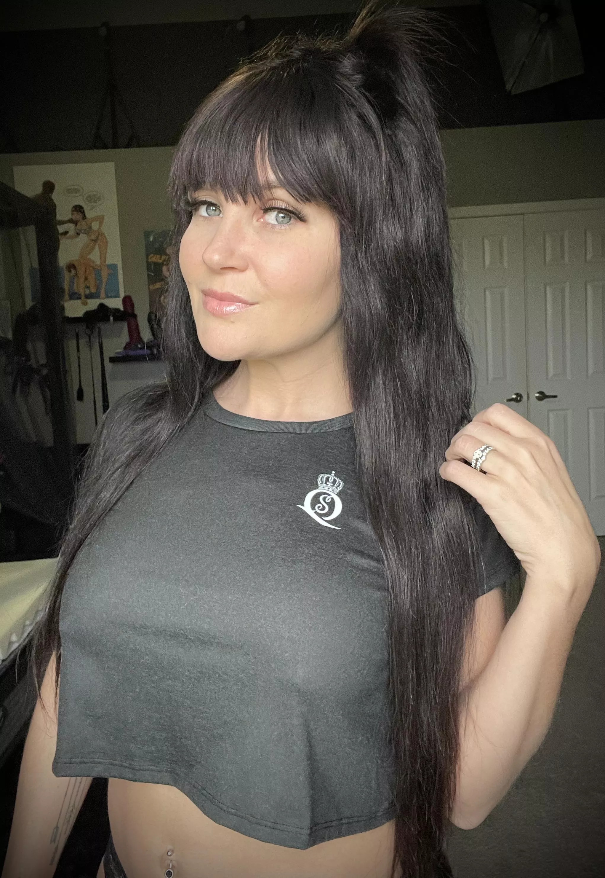 It was a braless kinda day.