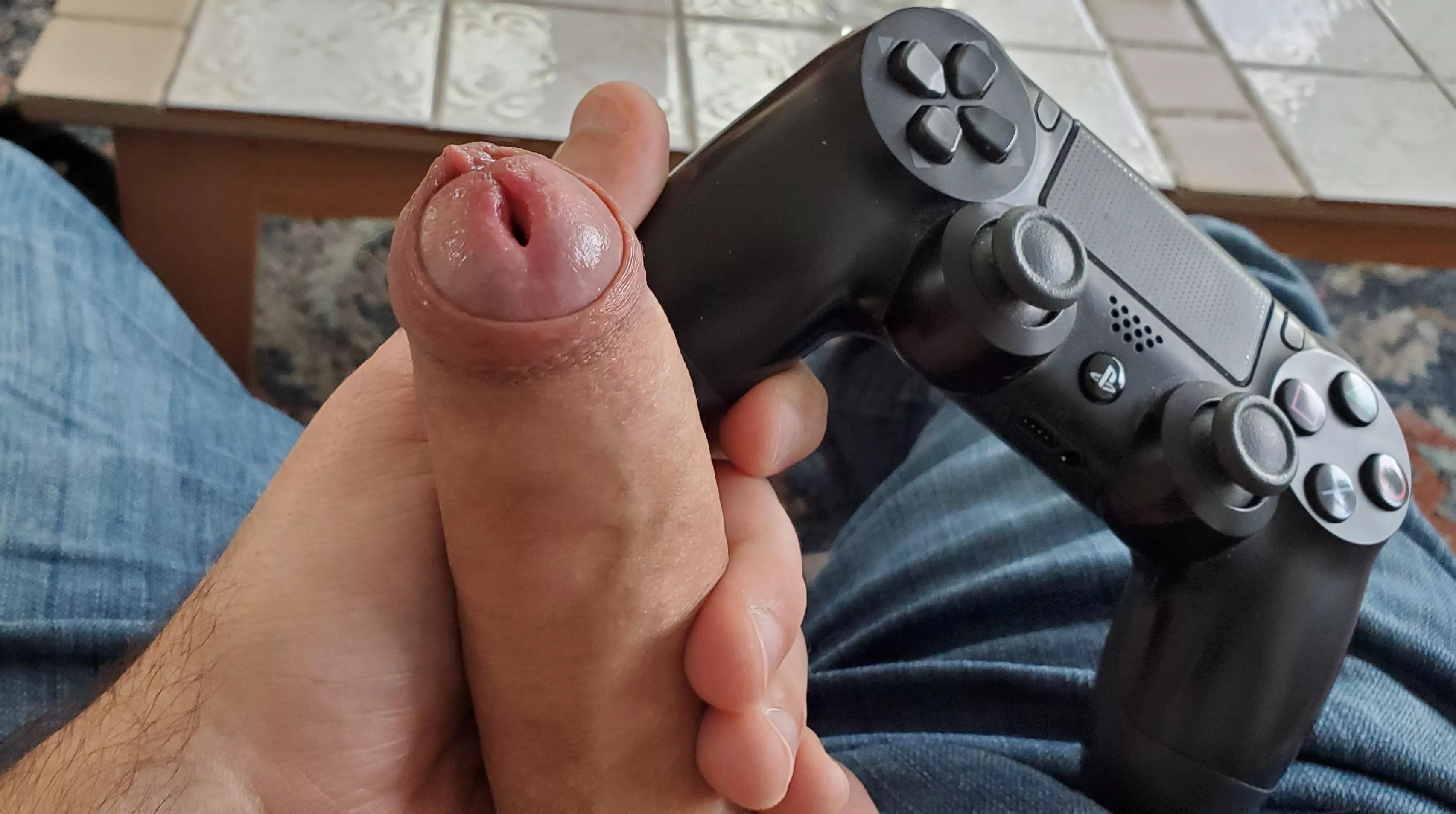 It's not gay to masturbate with your bud when you're gaming, is it?