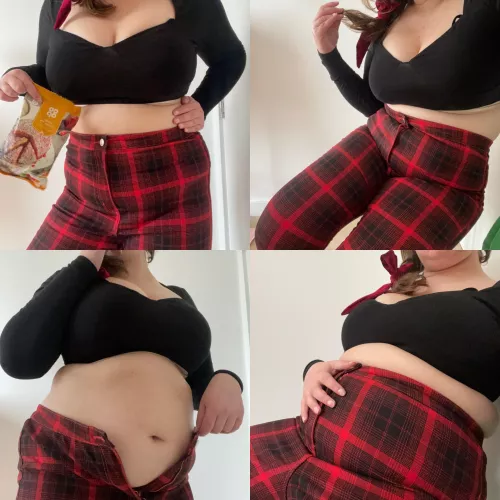 I’ve just chugged a whole box of cake mix and a litre of milk. What are we doing next to expand my aching belly?