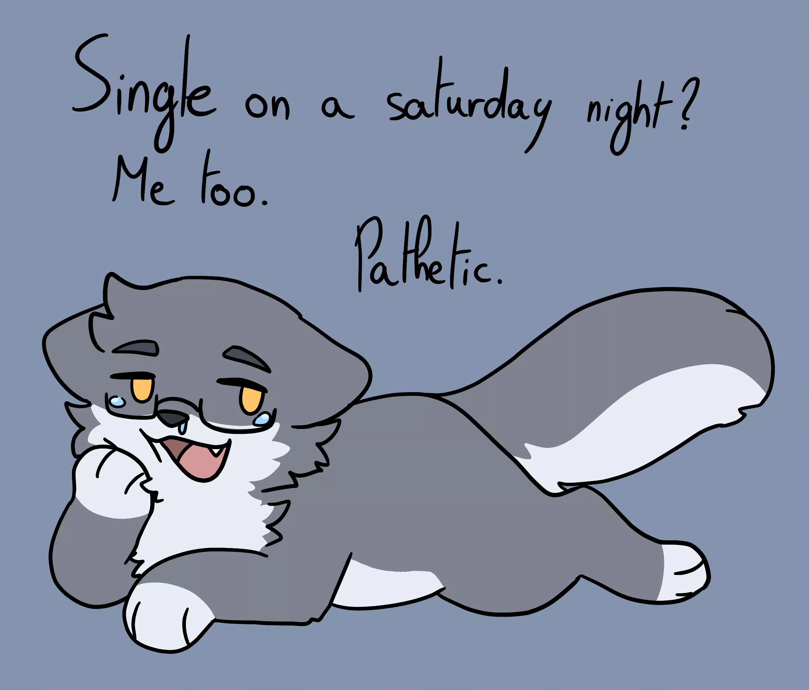 just had a breakup :')