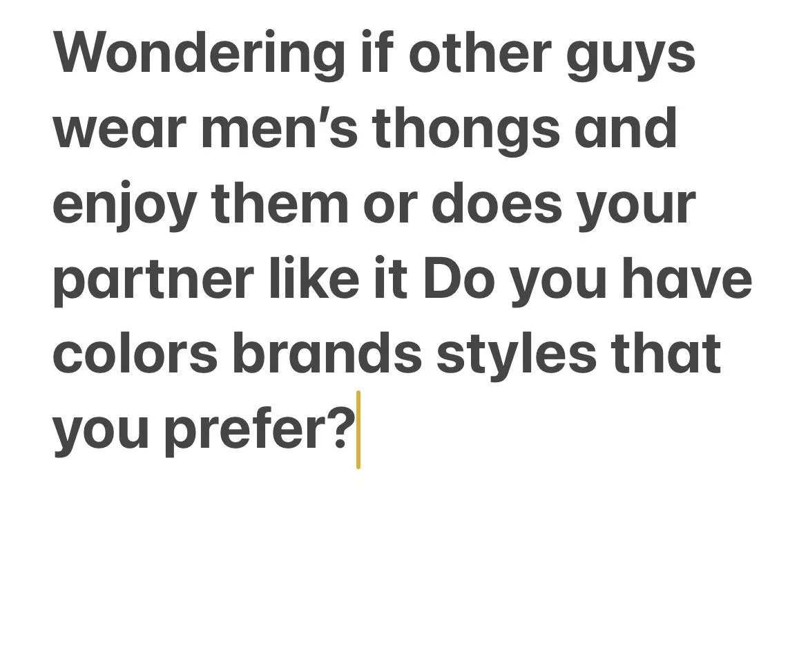 Men’s Thongs