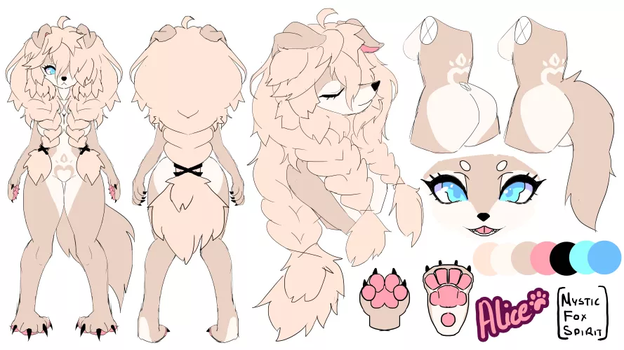 My new fursona Alice :3