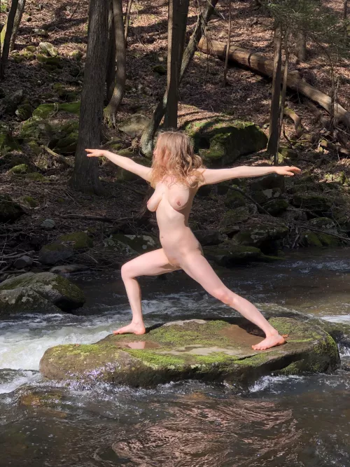 Naked warrior, namaste 🙏🏻