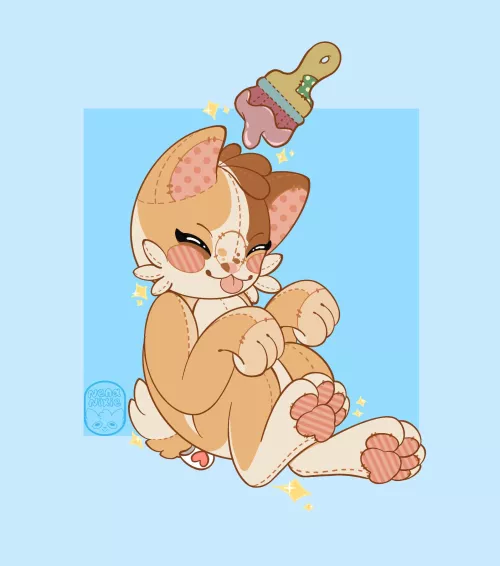 Plushie Paintbrush Nixie