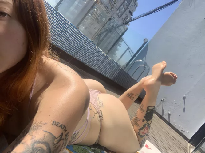 Rub my feet and my back, please