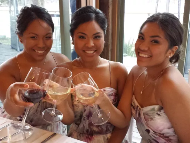 South Asian Bridesmaids.