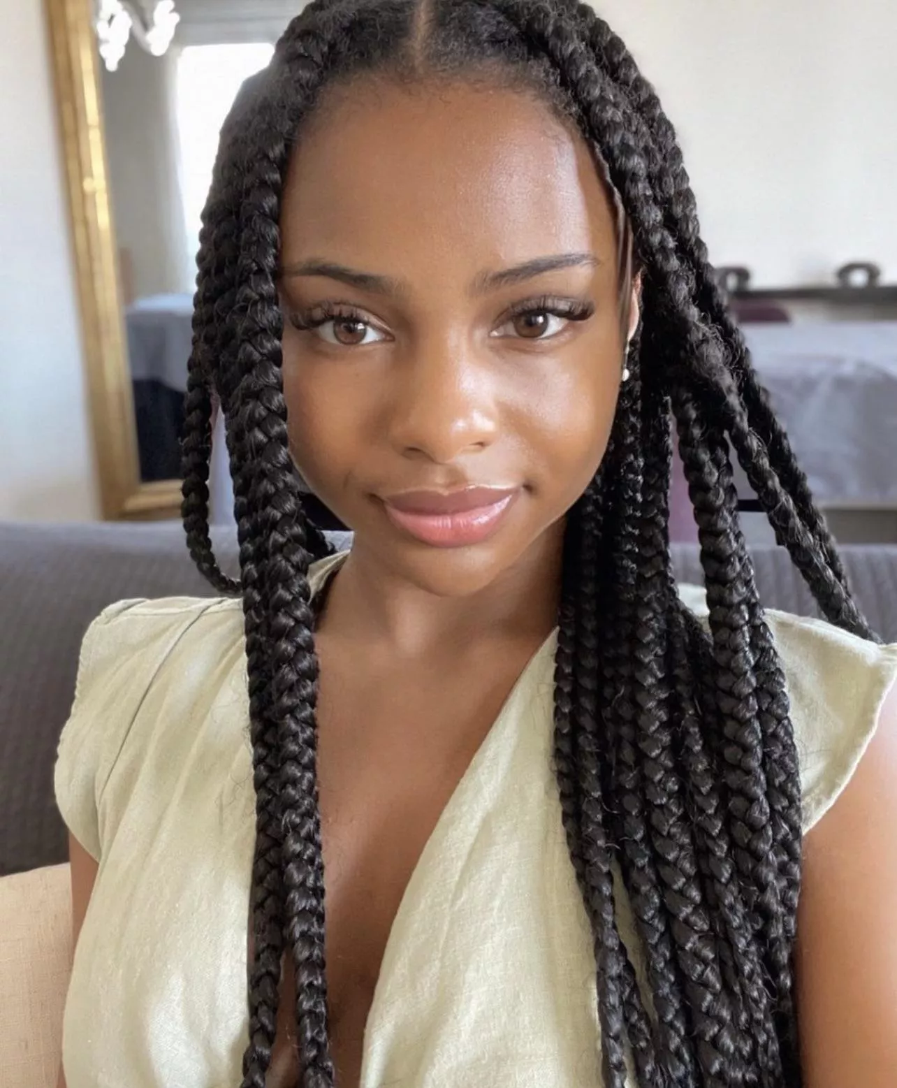 The angel was a little black girl