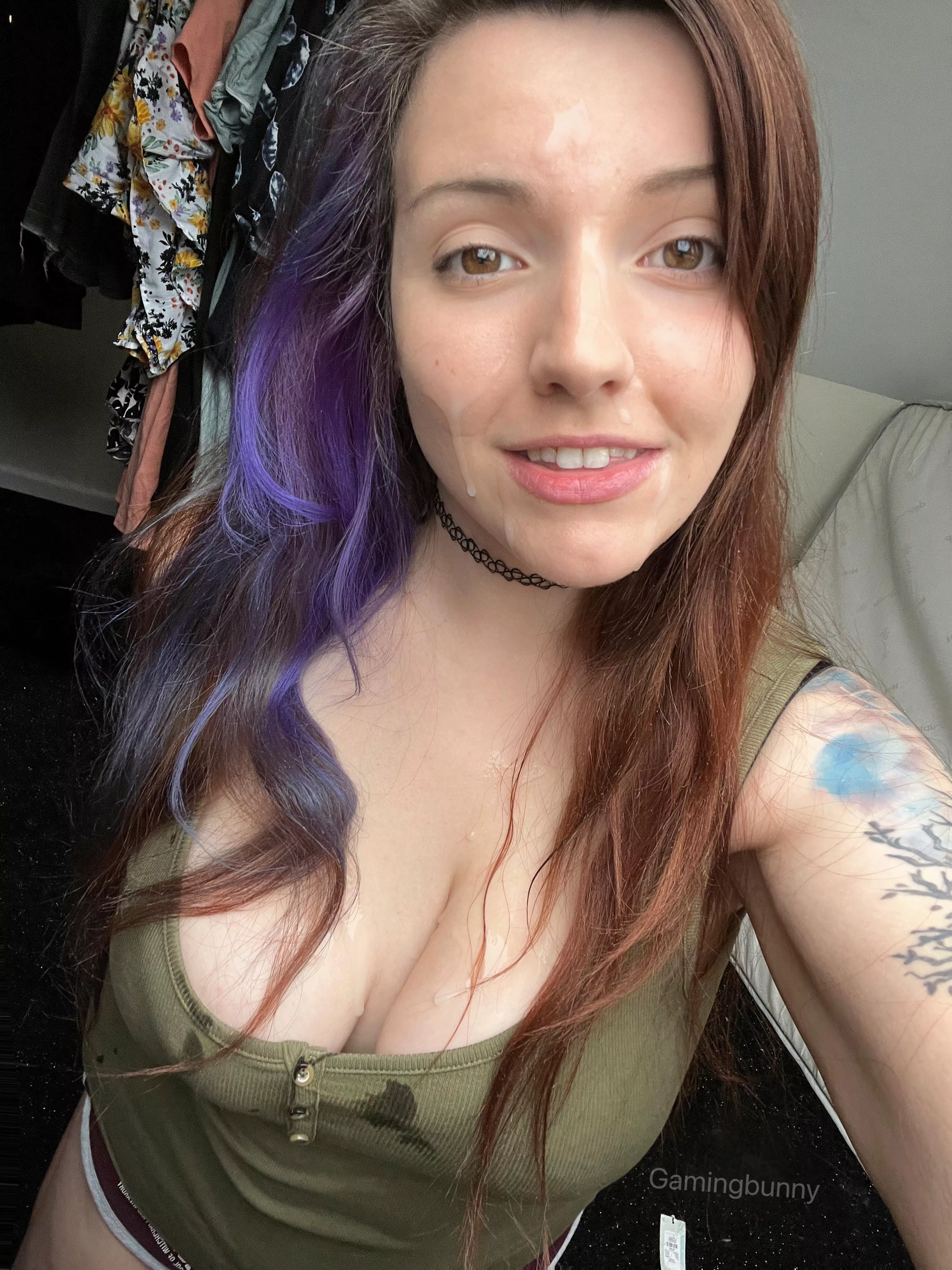 There's nothing better than being covered in cum