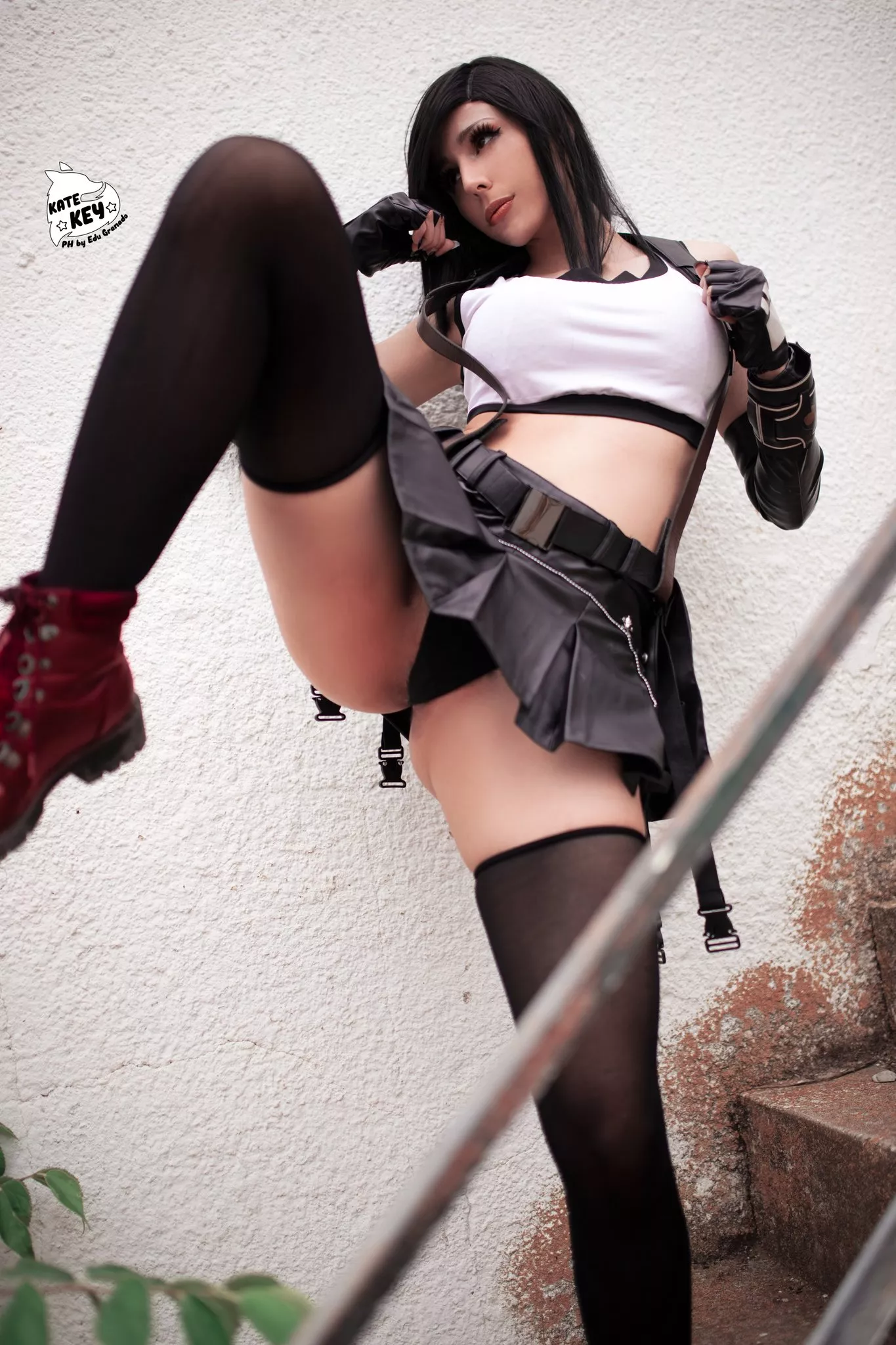 Tifa's panties! cosplay by Kate Key