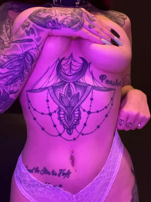 Trace over my ink with ur tongue... or not idk