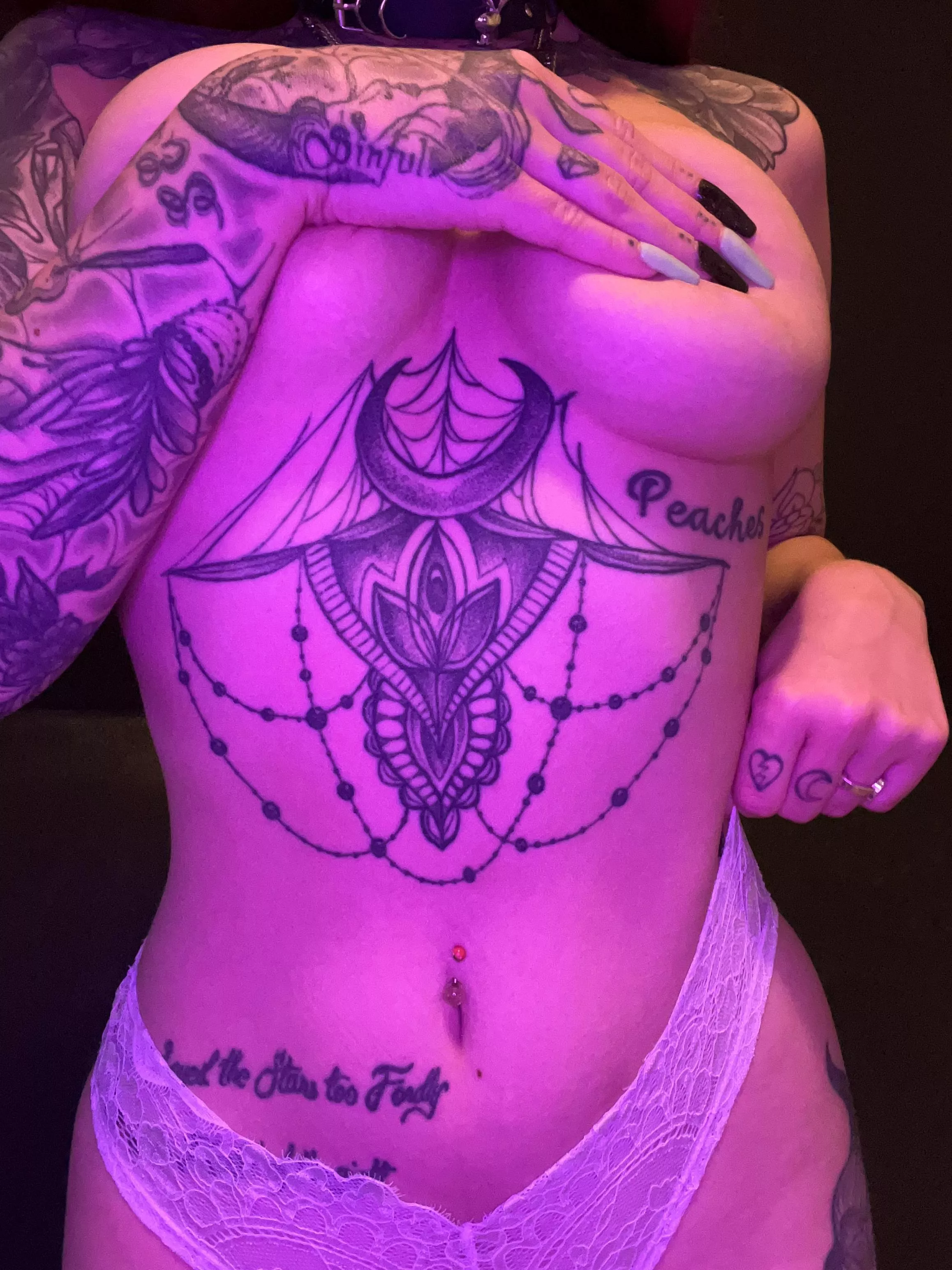 Trace over my ink with ur tongue... or not idk