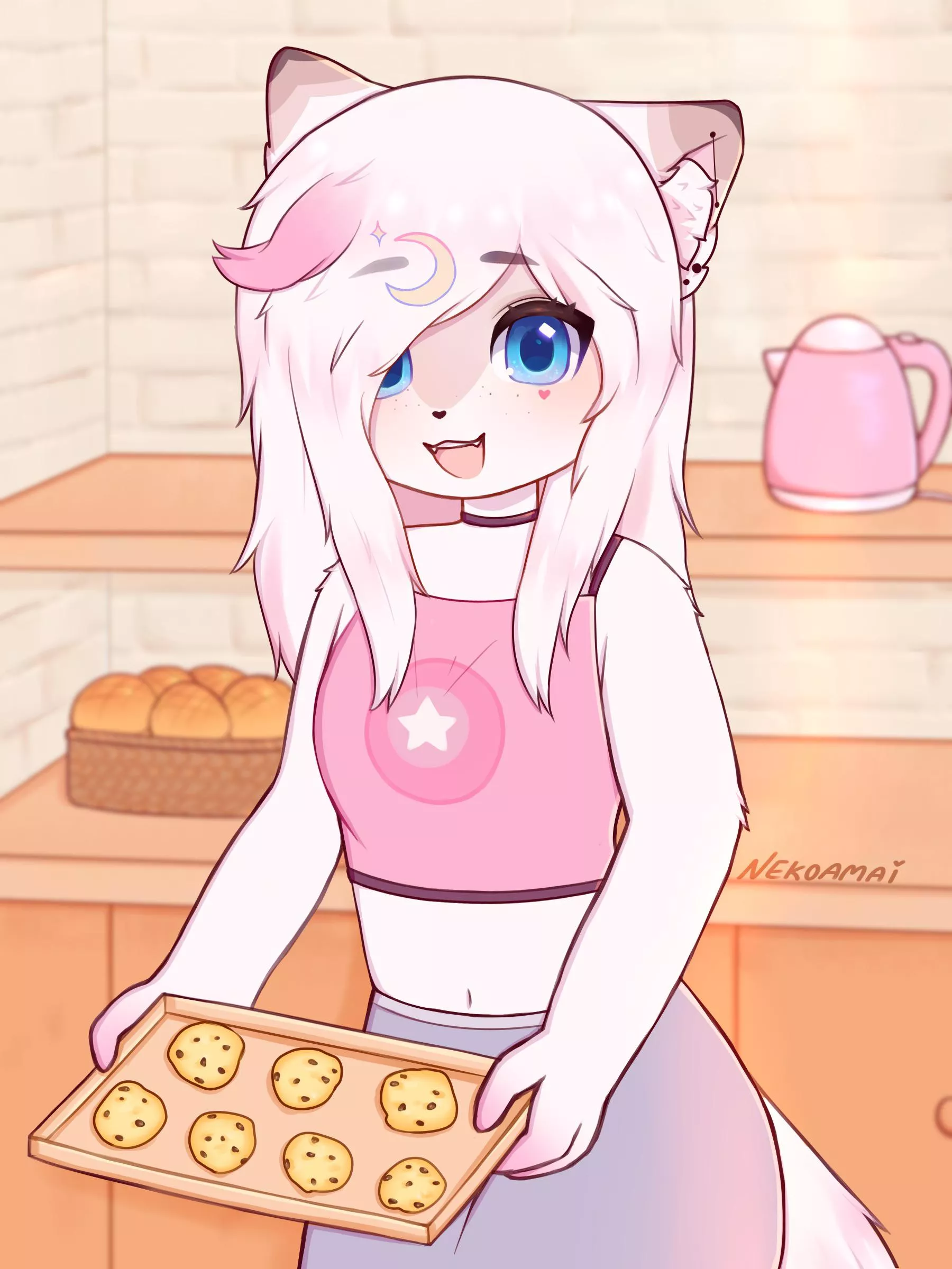Want some cookies? (Art by me: @itsnekoamai on twitter)