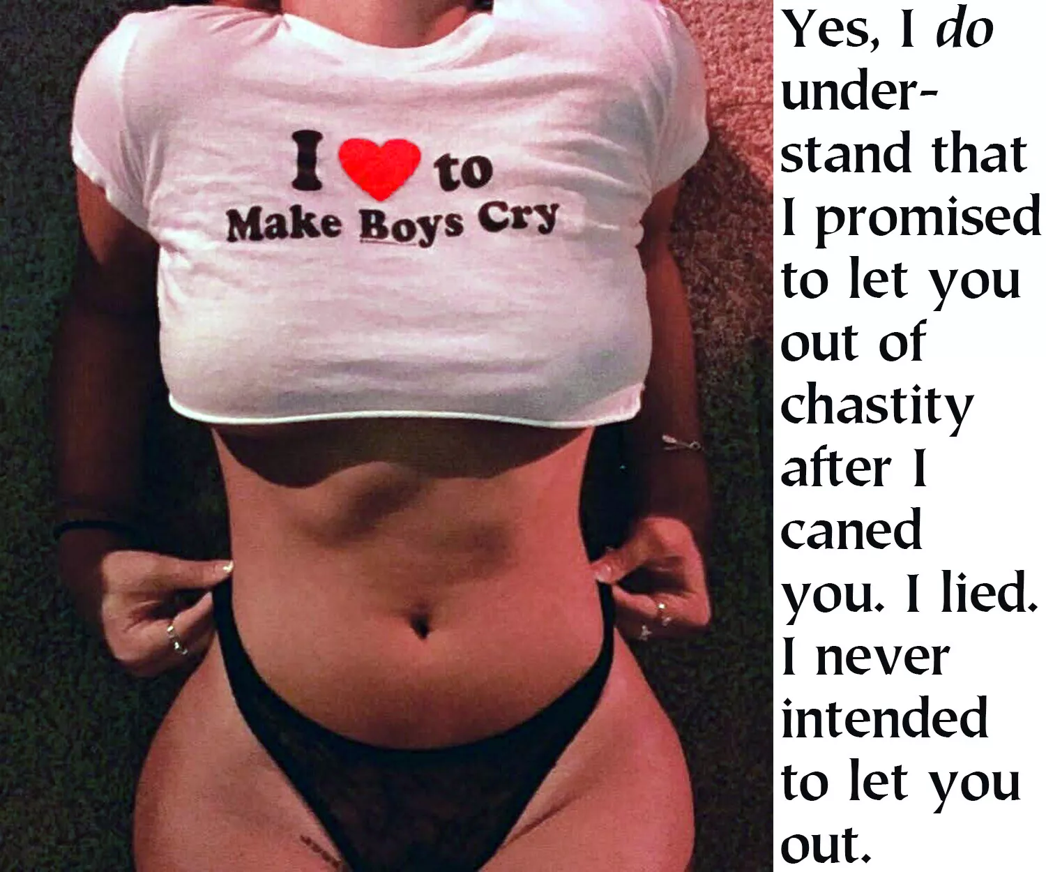 When she promised, it seemed like a sure thing.