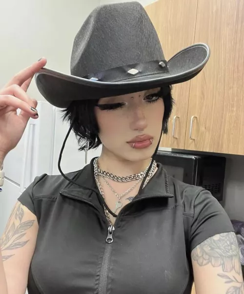 Your goth cowgirl has arrived