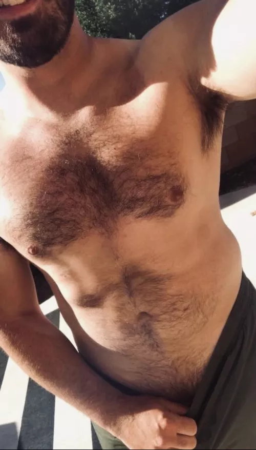 (35) I hope my neighbor enjoyed my morning stretch as much as I did