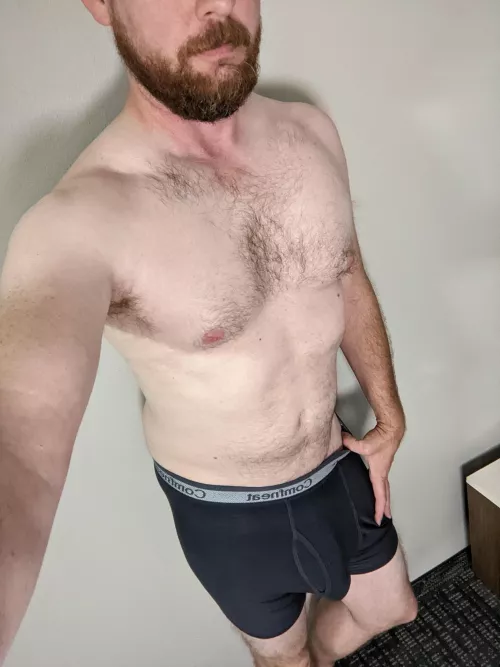 Another day, another hotel. . . dad bod on the road again
