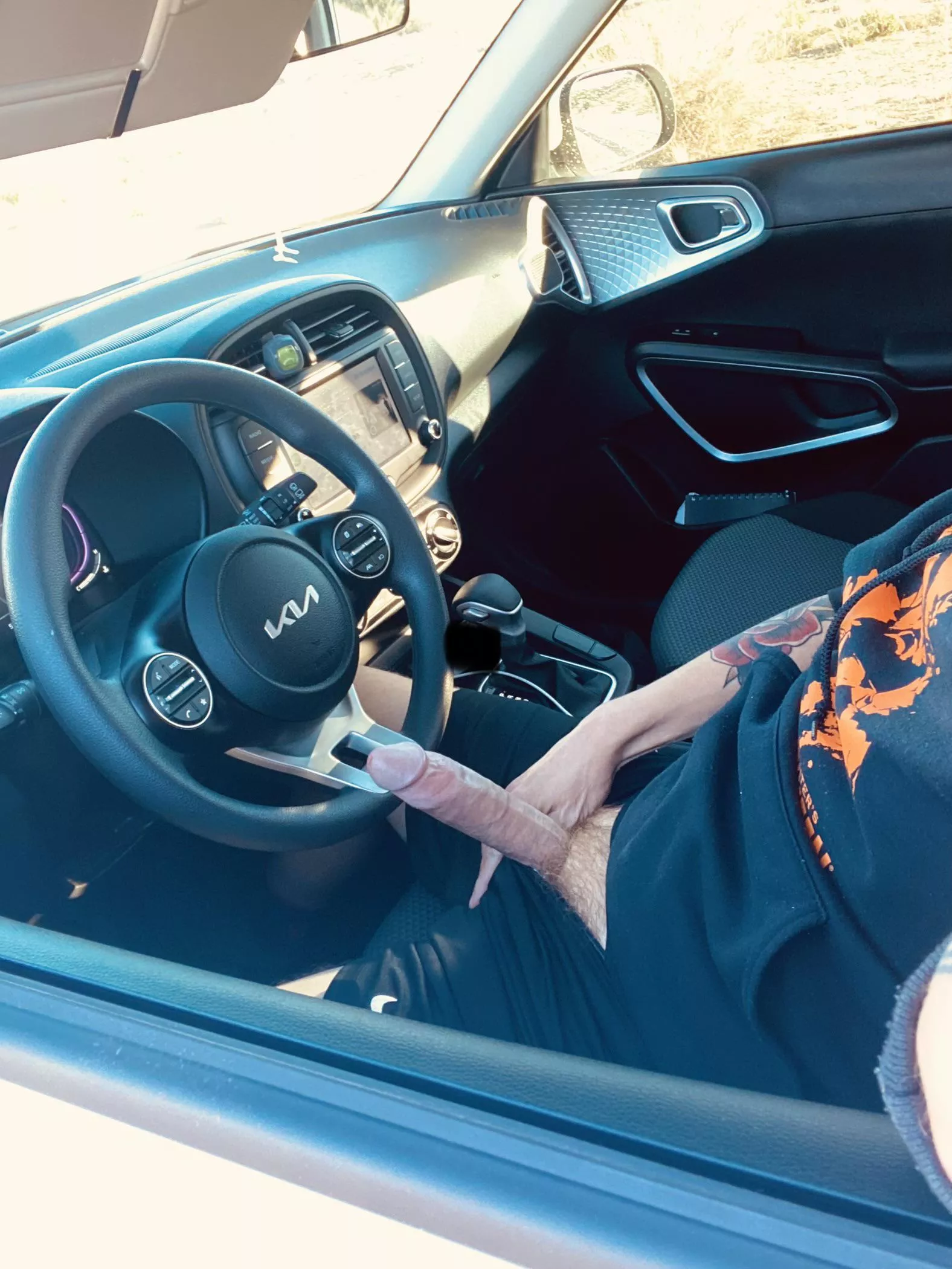 Chilling with my big hard dick out wouldn’t mind someone reaching into help a dude out