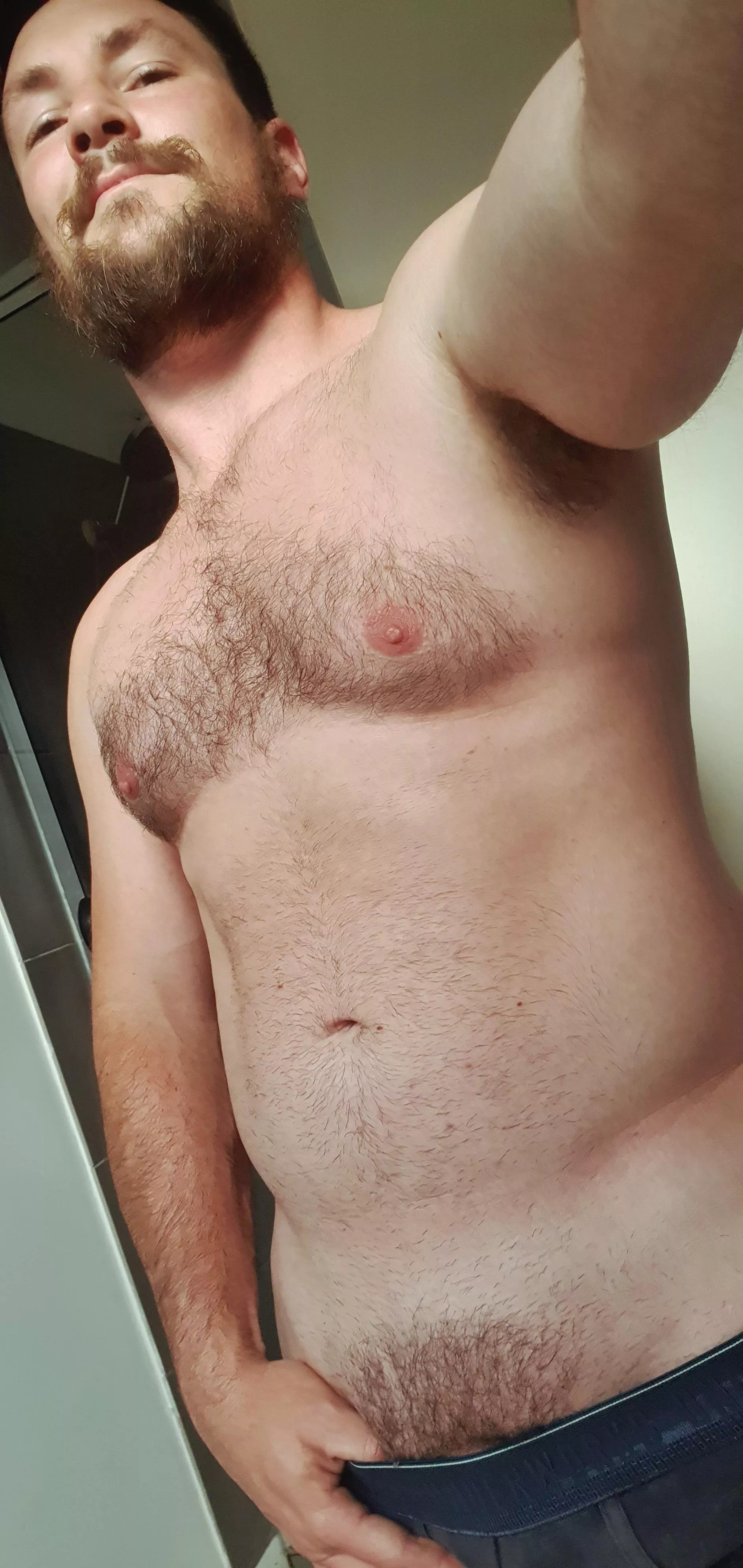 Getting ready for a shower 😊