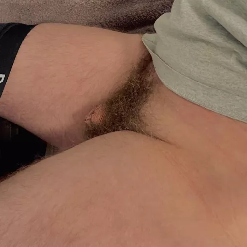 Hiding in my pubes