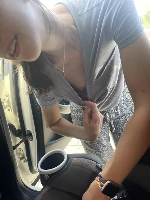 I know you were looking down my shirt anyways… f33