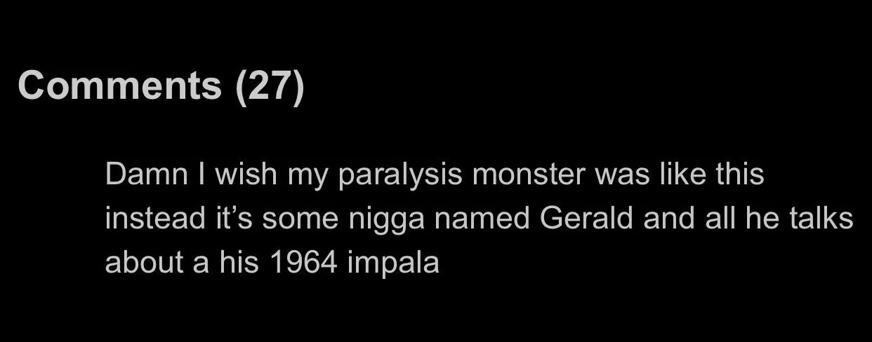 I would to see his 1964 impala