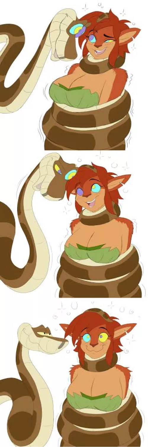 Kaa finds a new hypno toy []s