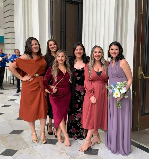 Latina wedding guests