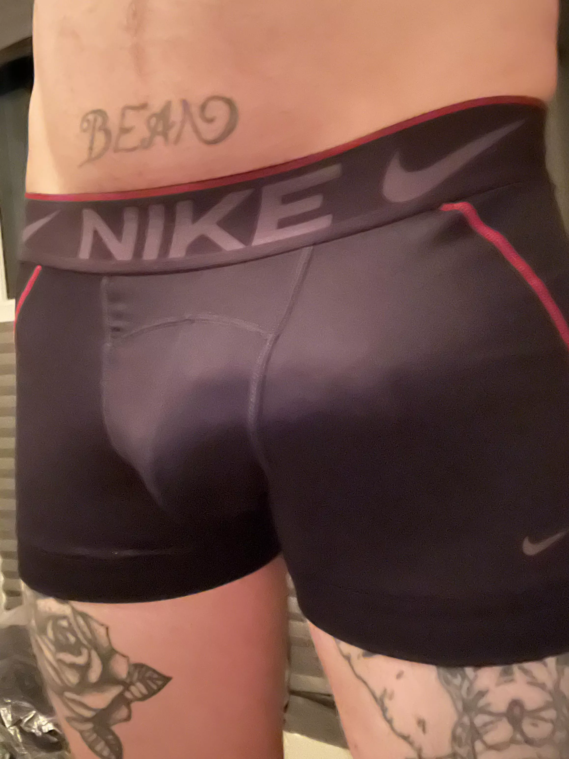 Lesson lernt. Spandex and hard on’s don’t mix