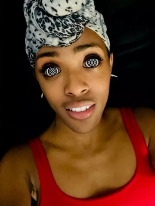 Master uses the wrap to control my head and the spiral to control my mind. All of me is under his control.