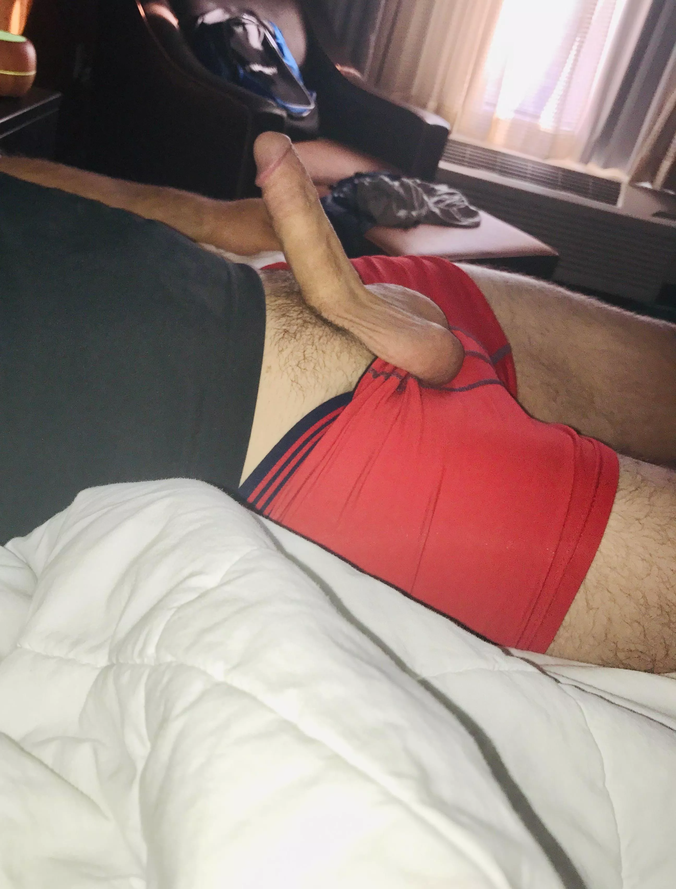 My package would look better on your chin 😈