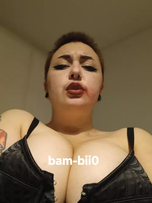 oh no, I smeared my lipstick on you. let daddy get it.. (they/them)