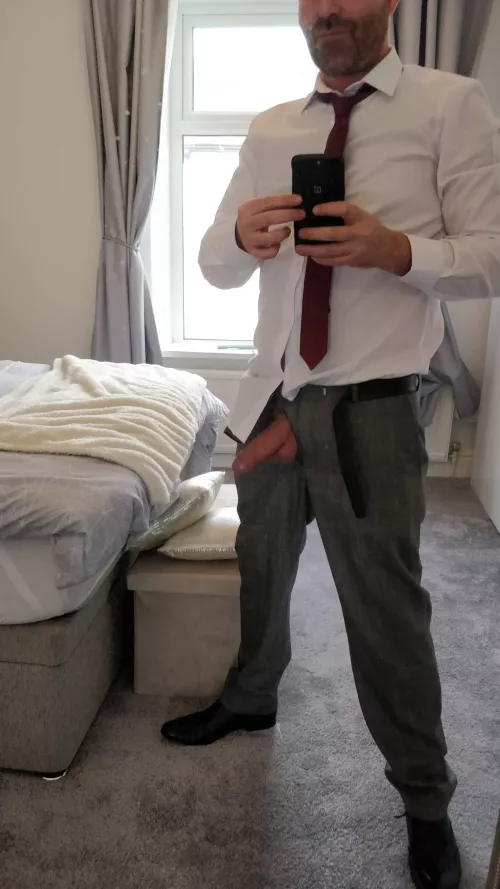 On your knees and start at my balls (41)