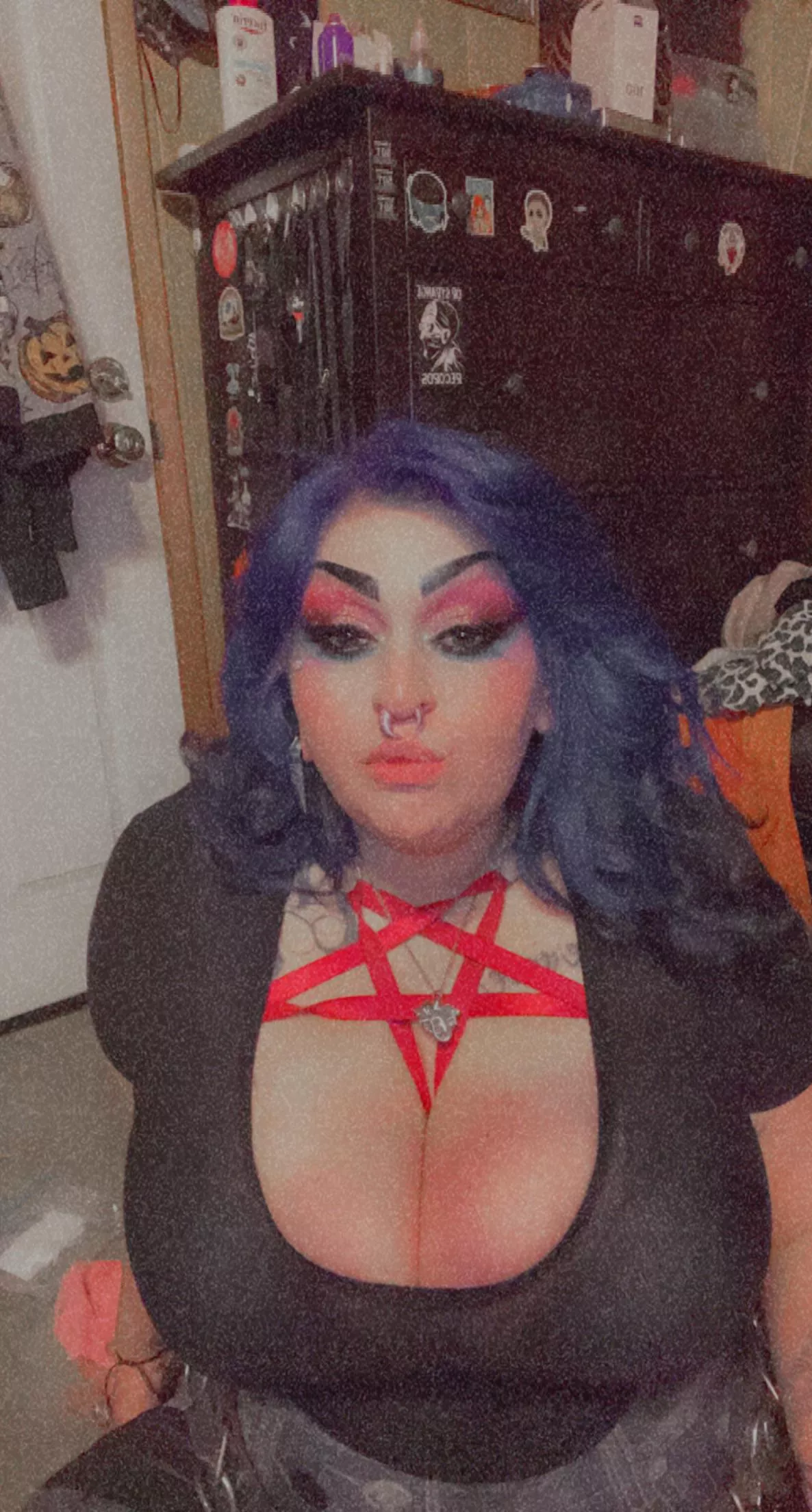 Pentagram and boobs