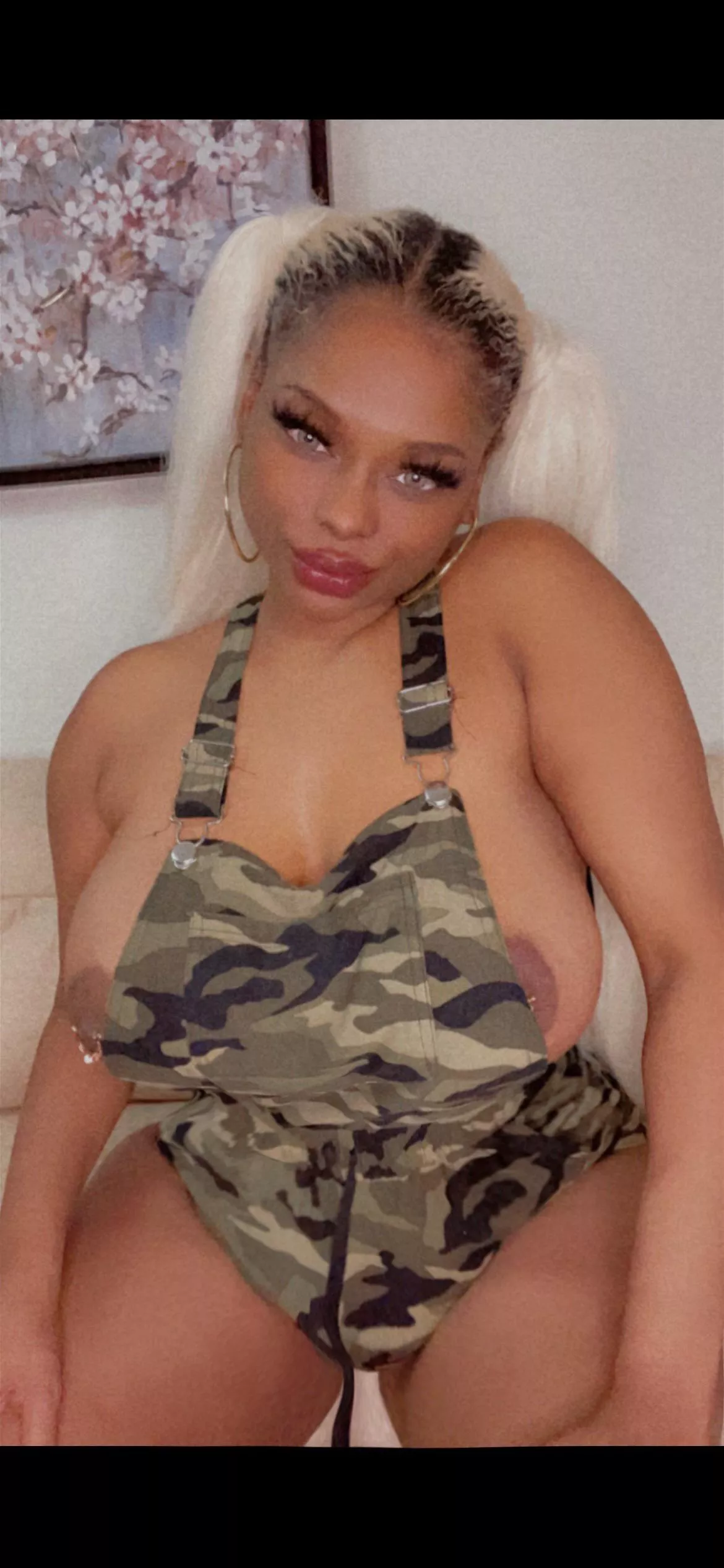 Pick where you would Cum: Huge Tits or Down my Throat?