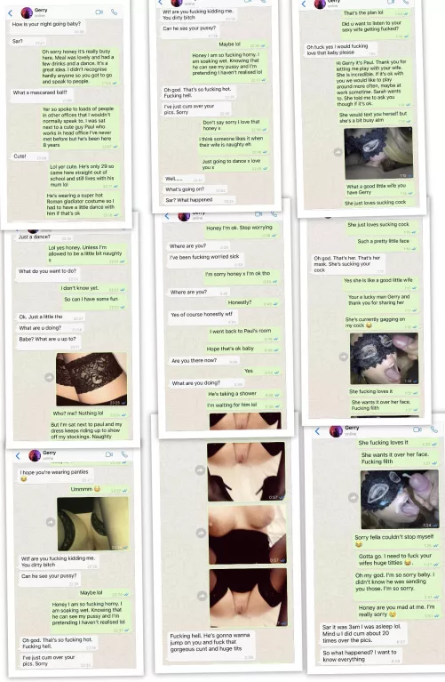 Proof that my husband loves me being a filthy slut.