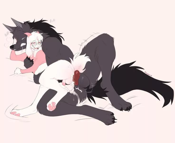 Ralsei and a Werewolf