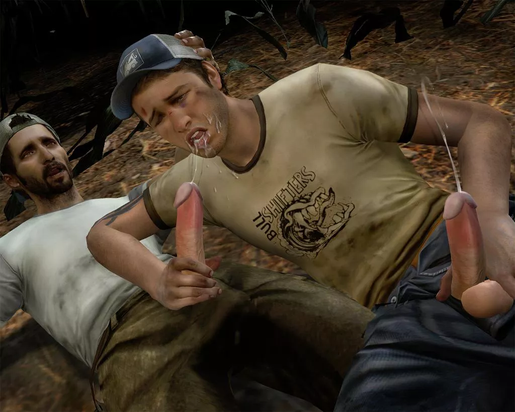 Someone creampied all over his face (Left 4 Dead)