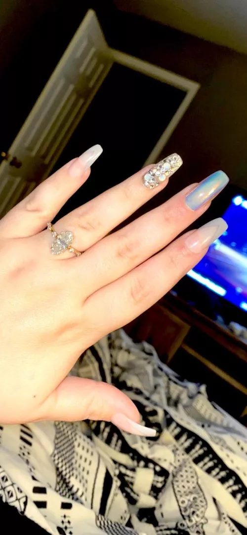 Wedding night nails🌸🥰