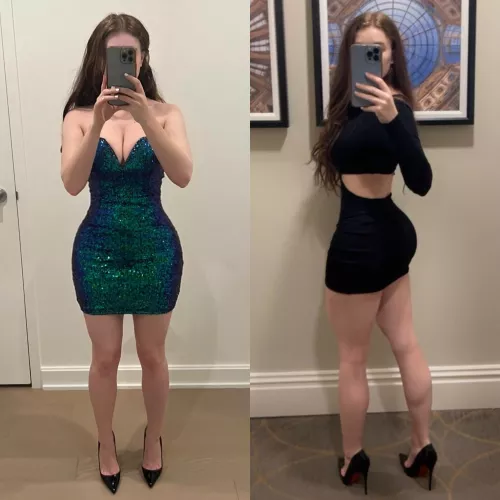 Which dress do you like more?
