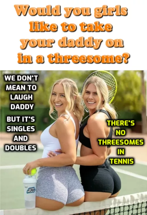 Who's talking about tennis