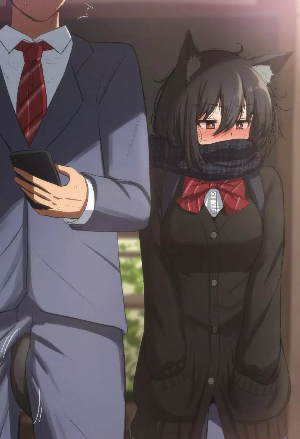 🙈why is my tail always trying to flirt with someone