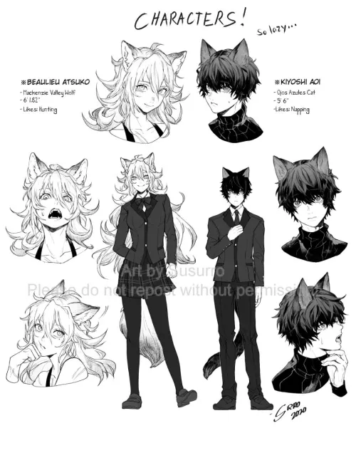 Wolfgirl With Joker